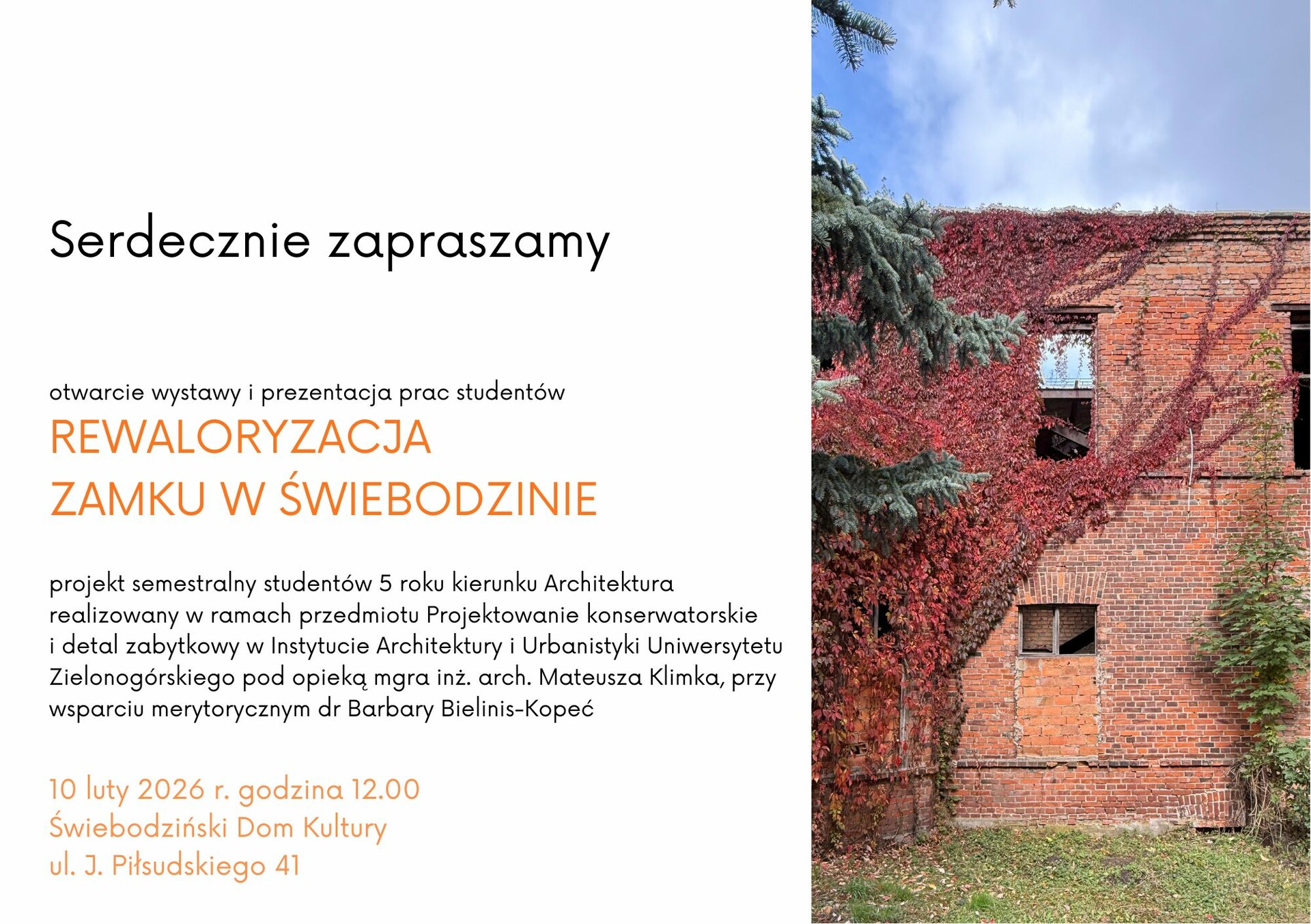 Rewaloryzacja Zamku w Świebodzinie