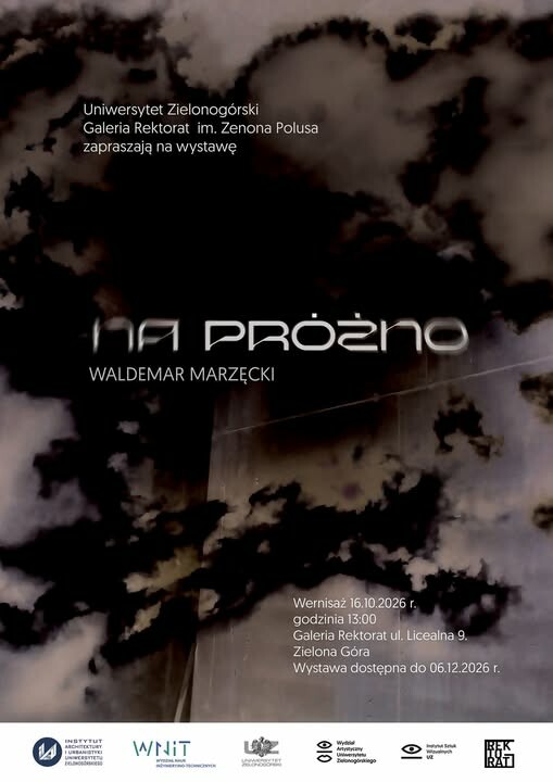 Wystawa prof. dr hab. inż. arch. Waldemara Marzęckiego w Galerii Rektorat