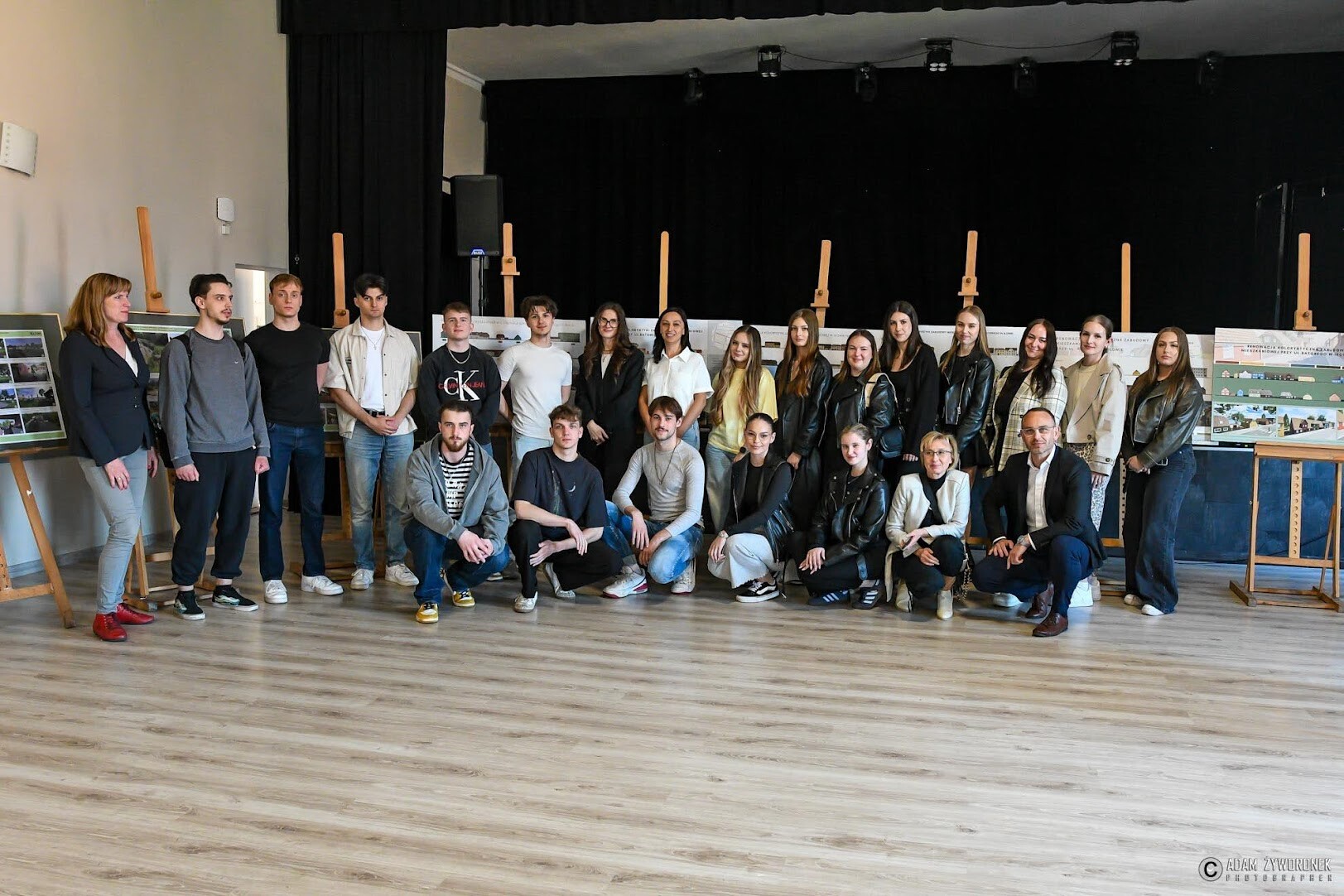 Projekty studentów architektury w Iłowej.